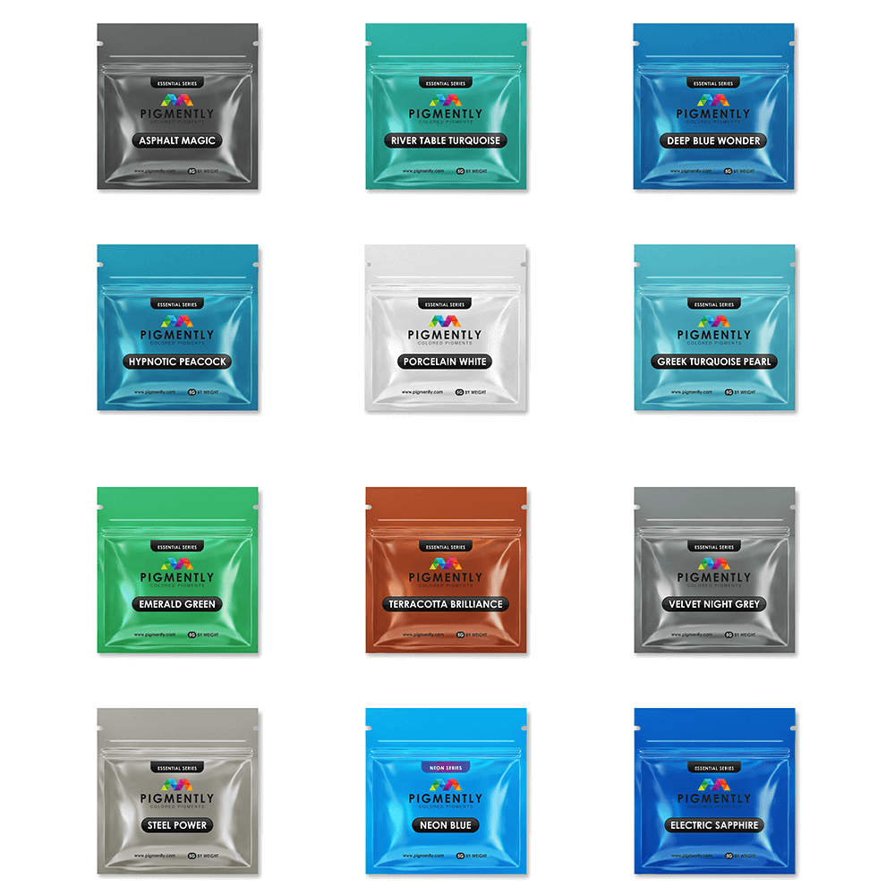 Mica Powder Pigments 12 Bundle Pack - Kool Products