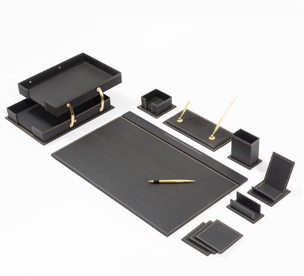 MOOG Classic Desk Organizer - Burgundy- 12 PCS - Kool Products