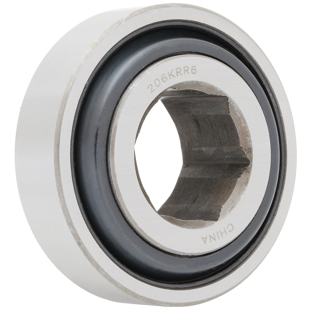 206KRR6 - Agricultural Bearing with Hex Bore - Kool Products