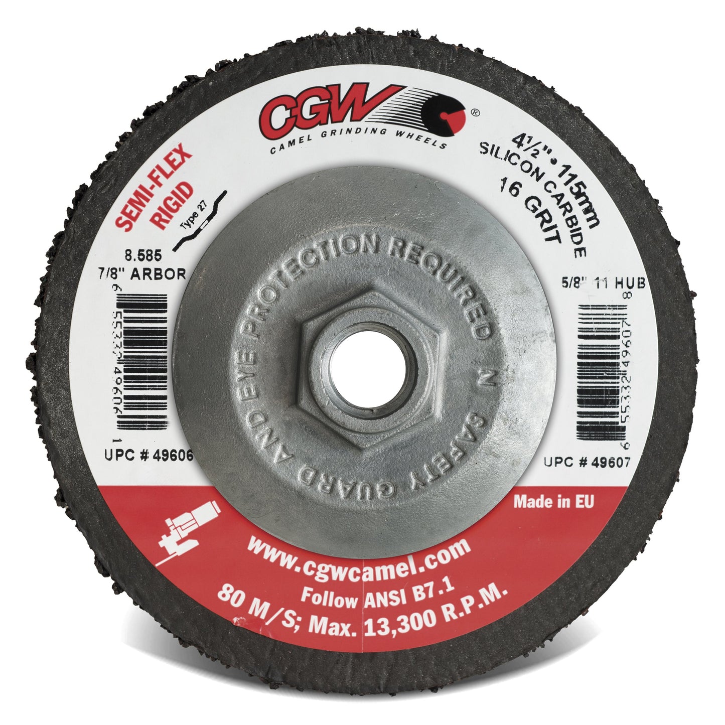 CGW Abrasives Semi-Flex Discs - Rigid - Kool Products