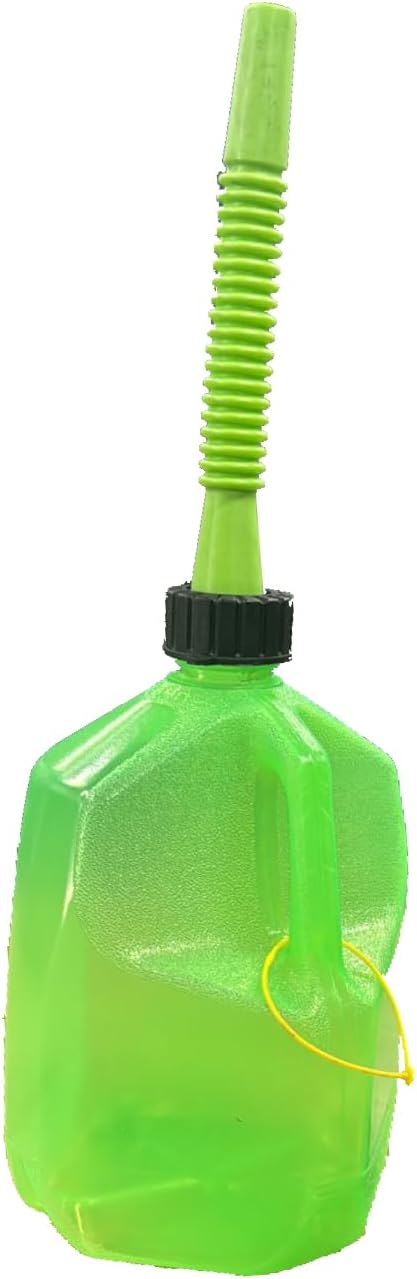 1-Gallon BPA-Free Plastic Utility Jug With Flexible Nozzle