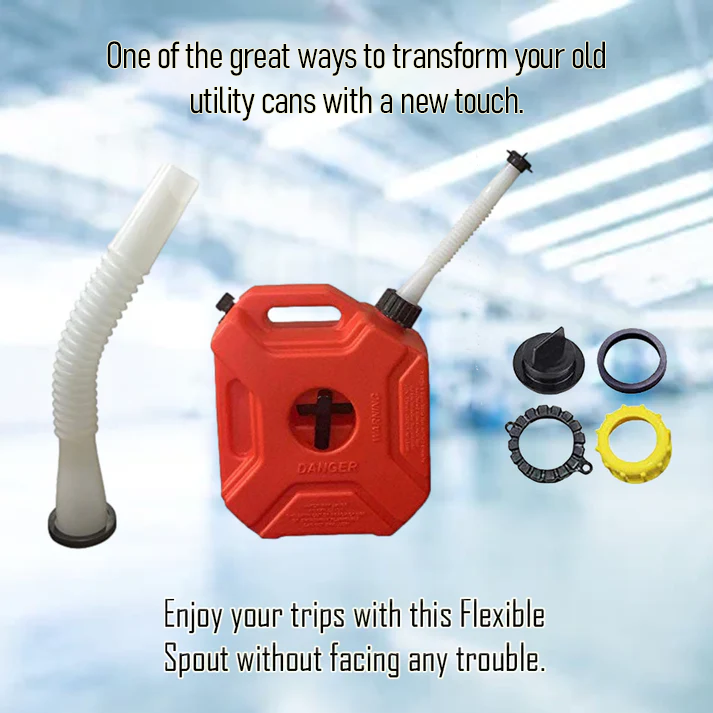 Gas Spout Kit – No Spill, Flexible Pour (3-Pack) - Kool Products