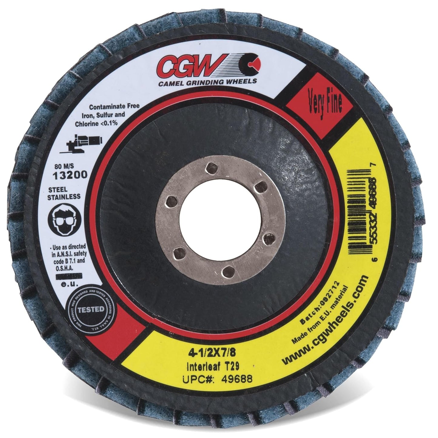 CGW Abrasives Surface Conditioning Interleaf Flap Disc - Kool Products