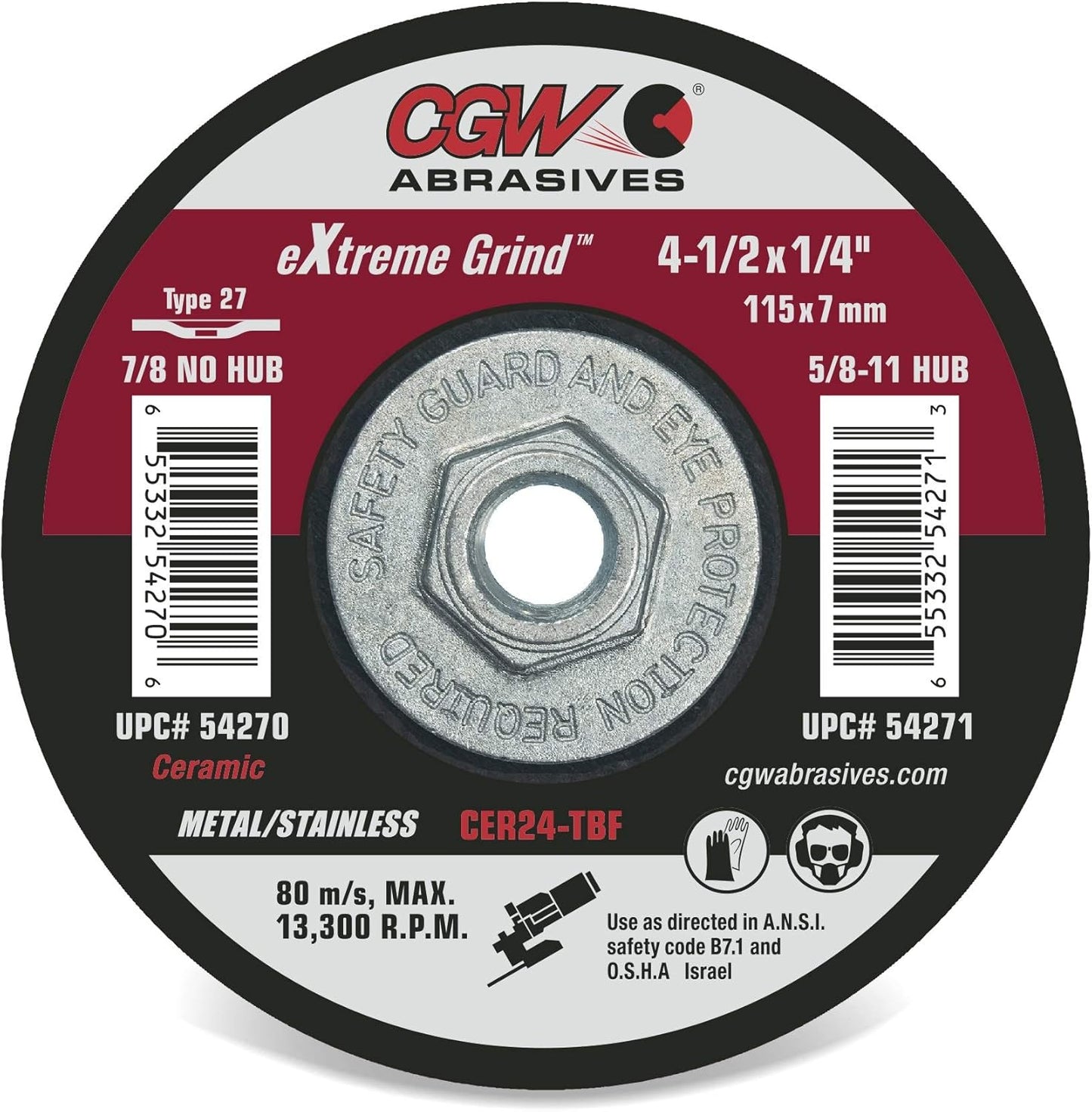 CGW Abrasives RESIN GRIND WHLS - Kool Products