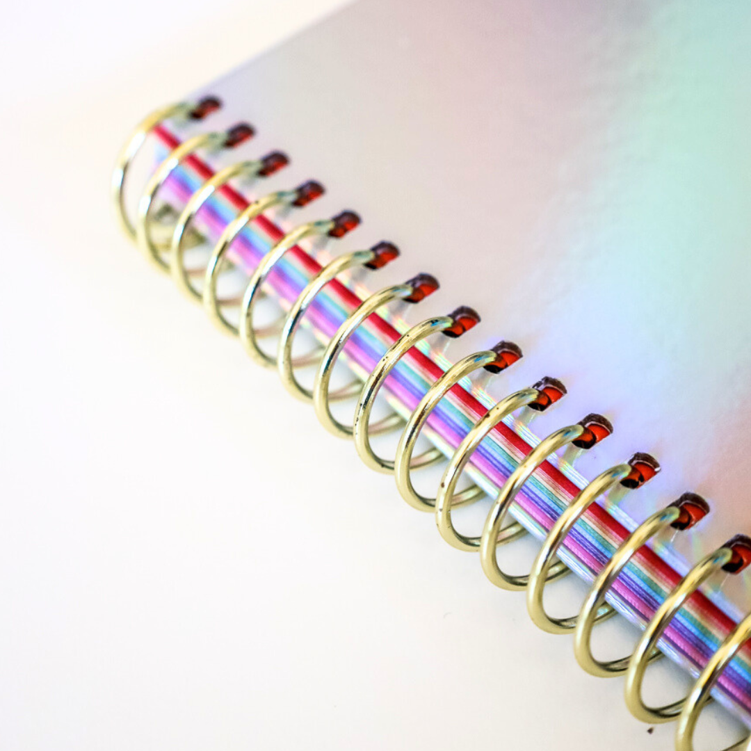 Dotted Grid Paper Holographic Notebook by BERTEAU & Co. - Kool Products