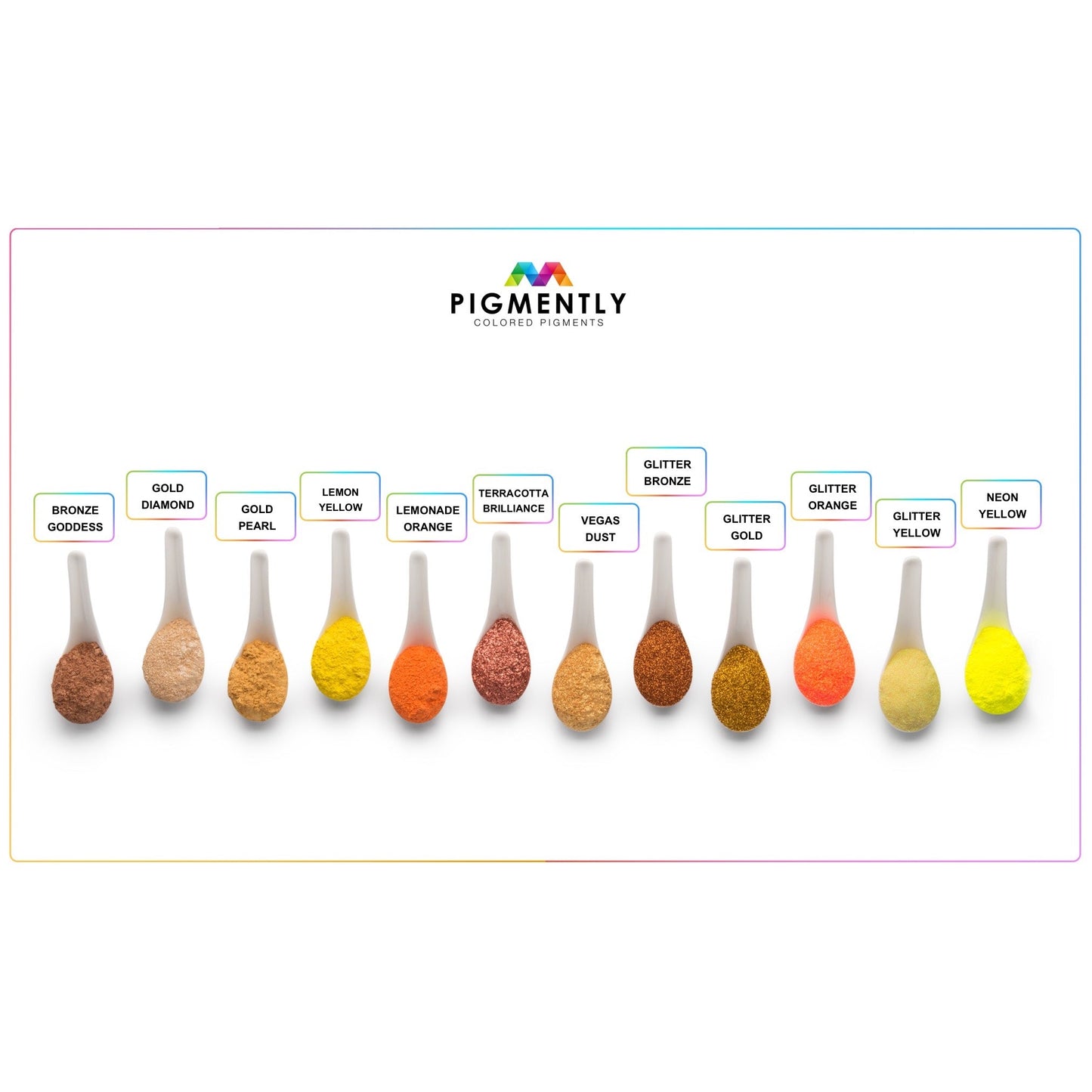 Yellow Glitter Epoxy Powder Pigment - Kool Products
