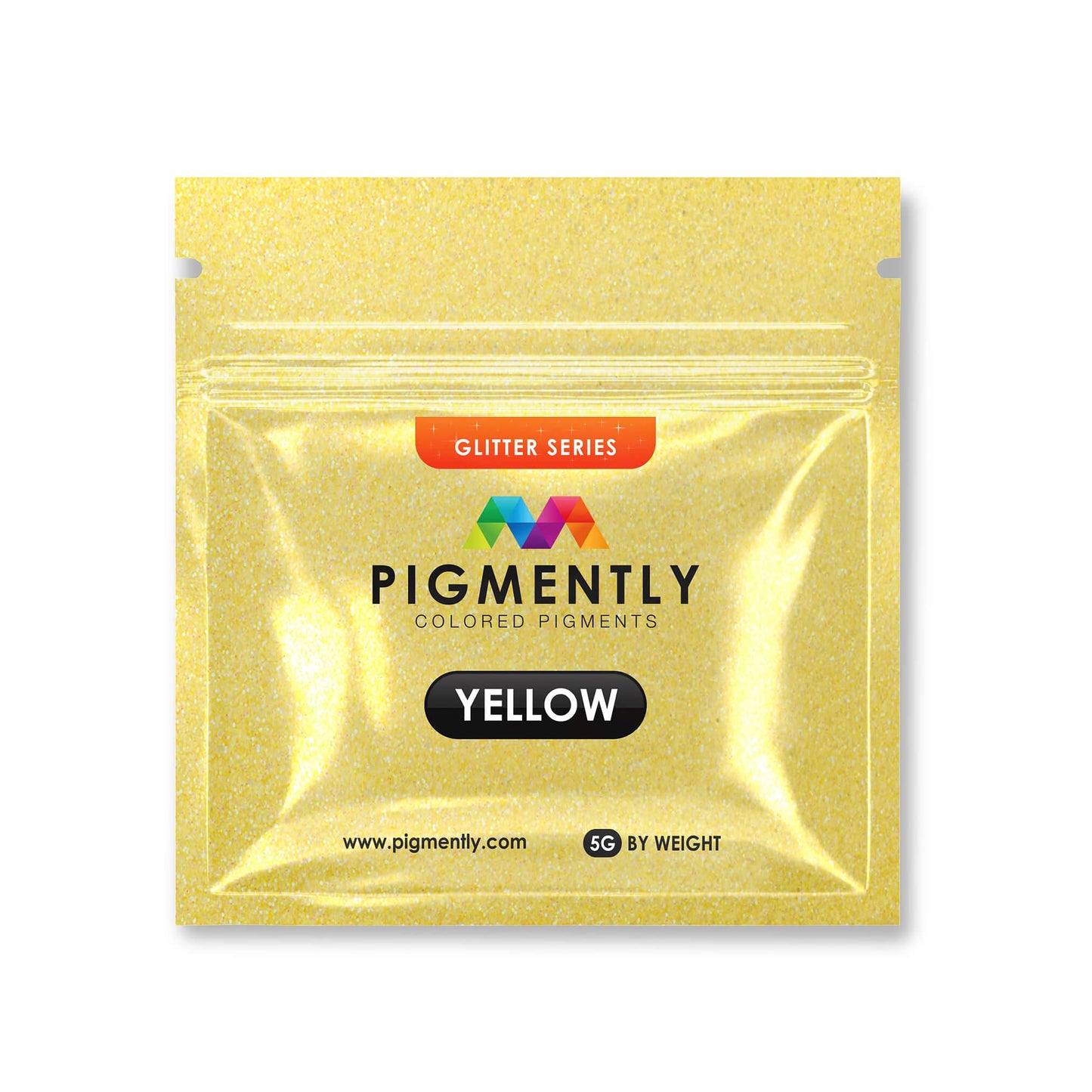 Yellow Glitter Epoxy Powder Pigment - Kool Products