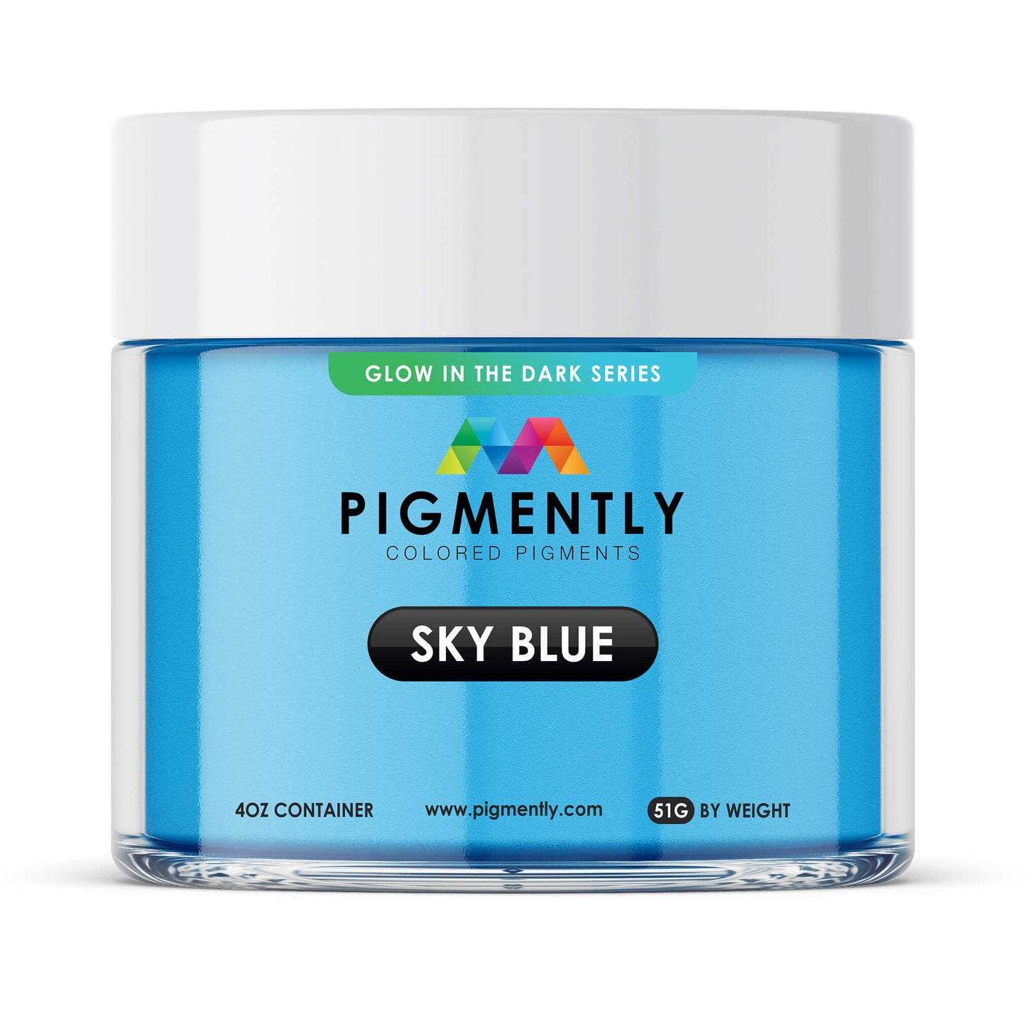 Sky Blue Glow in the Dark Epoxy Powder Pigment - Kool Products