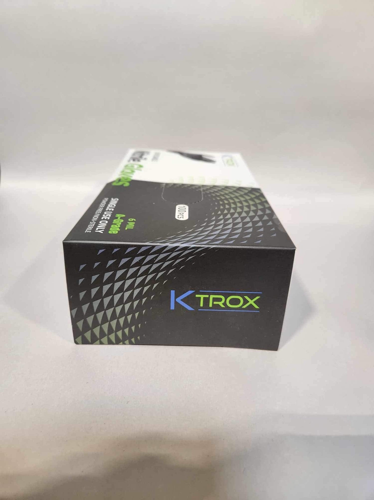 K-Trox Disposable Nitrile Gloves, 6 Mil Black Powder Free - Kool Products