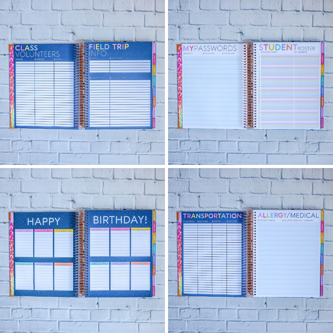 Stickerpalooza 2025 - Teacher Planner by BERTEAU & Co. - Kool Products