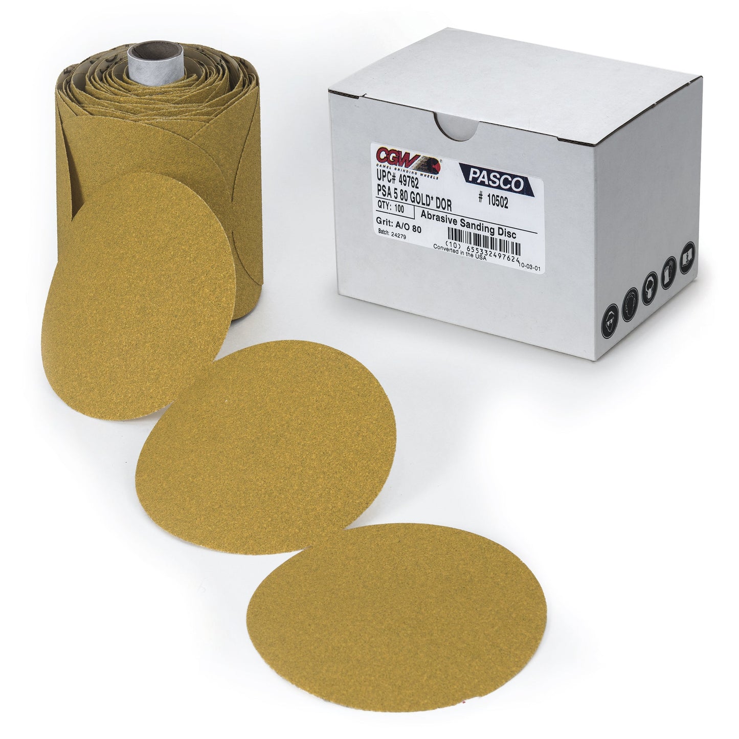 CGW Abrasives Gold with Mylar Paper Disc, Paper Sanding Discs - Kool Products