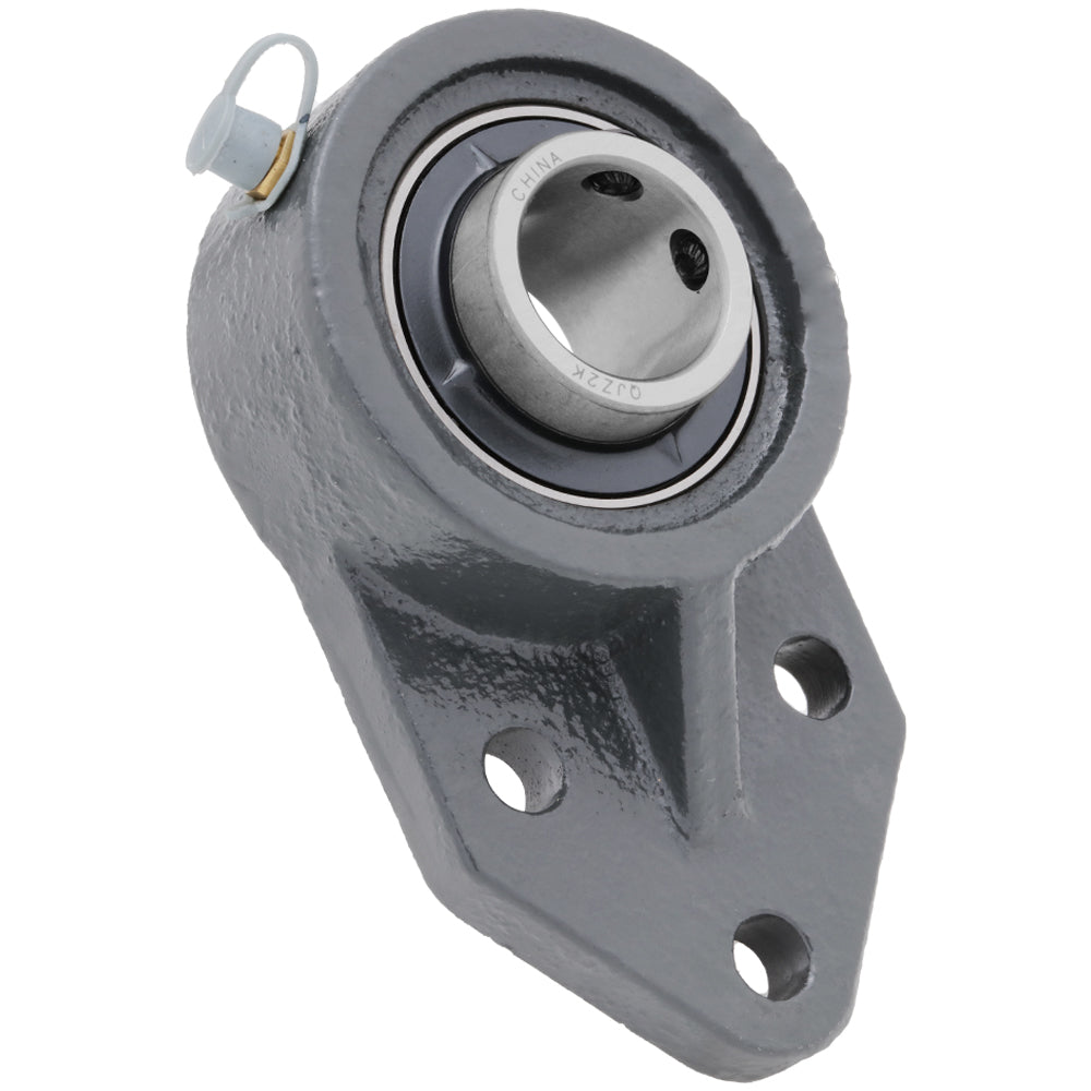 UCFB212-38 - 3-Bolt Flange Mounted Ball Bearing, Insert Bearing: UC212-38, Cast Iron Housing: FB212 - Kool Products