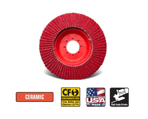 CGW Abrasives 4-1/2 X 7/8 C3-80G Compact-Trimmable Ceramic - Kool Products
