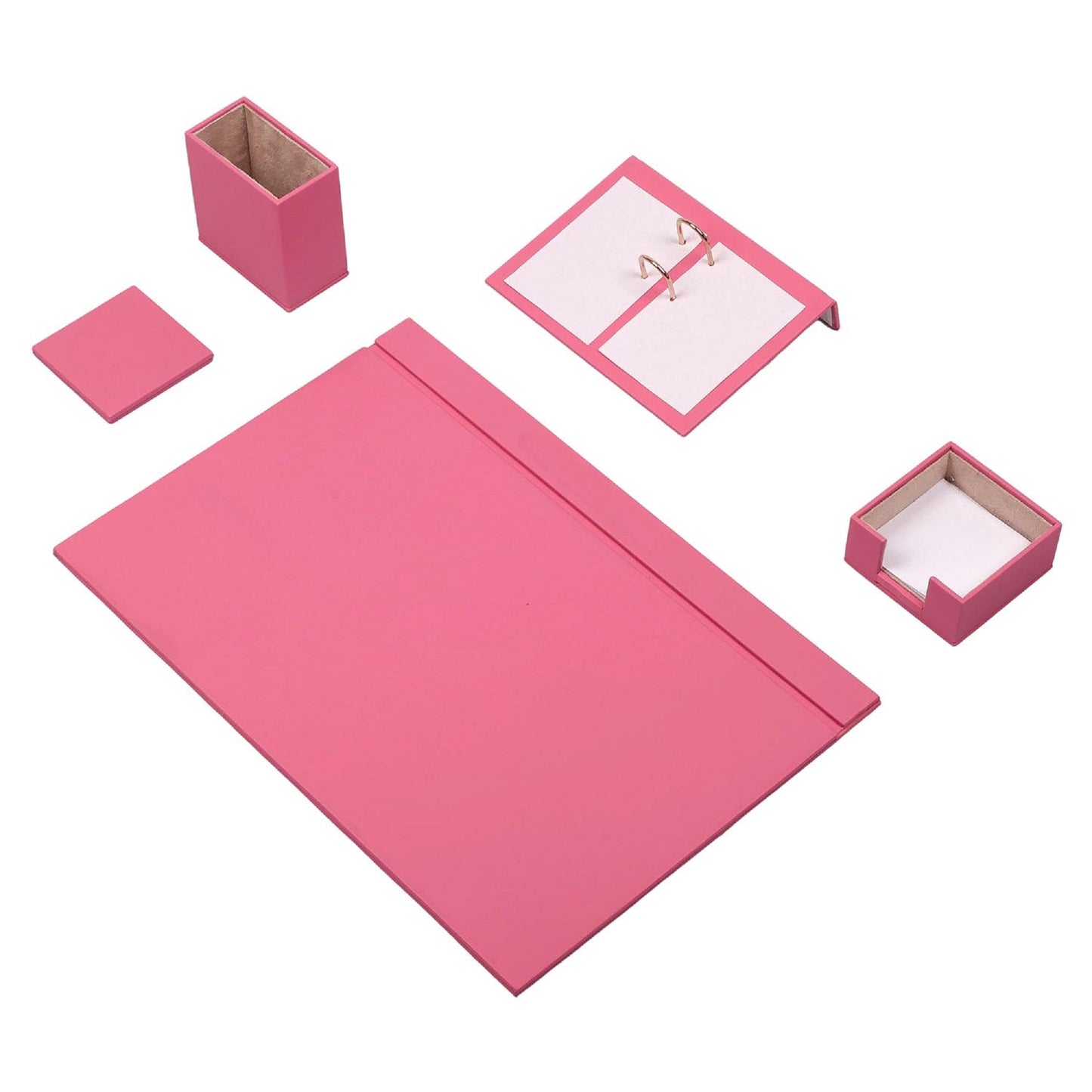 MOOG Leather Desk Set - 5 PCS - Kool Products