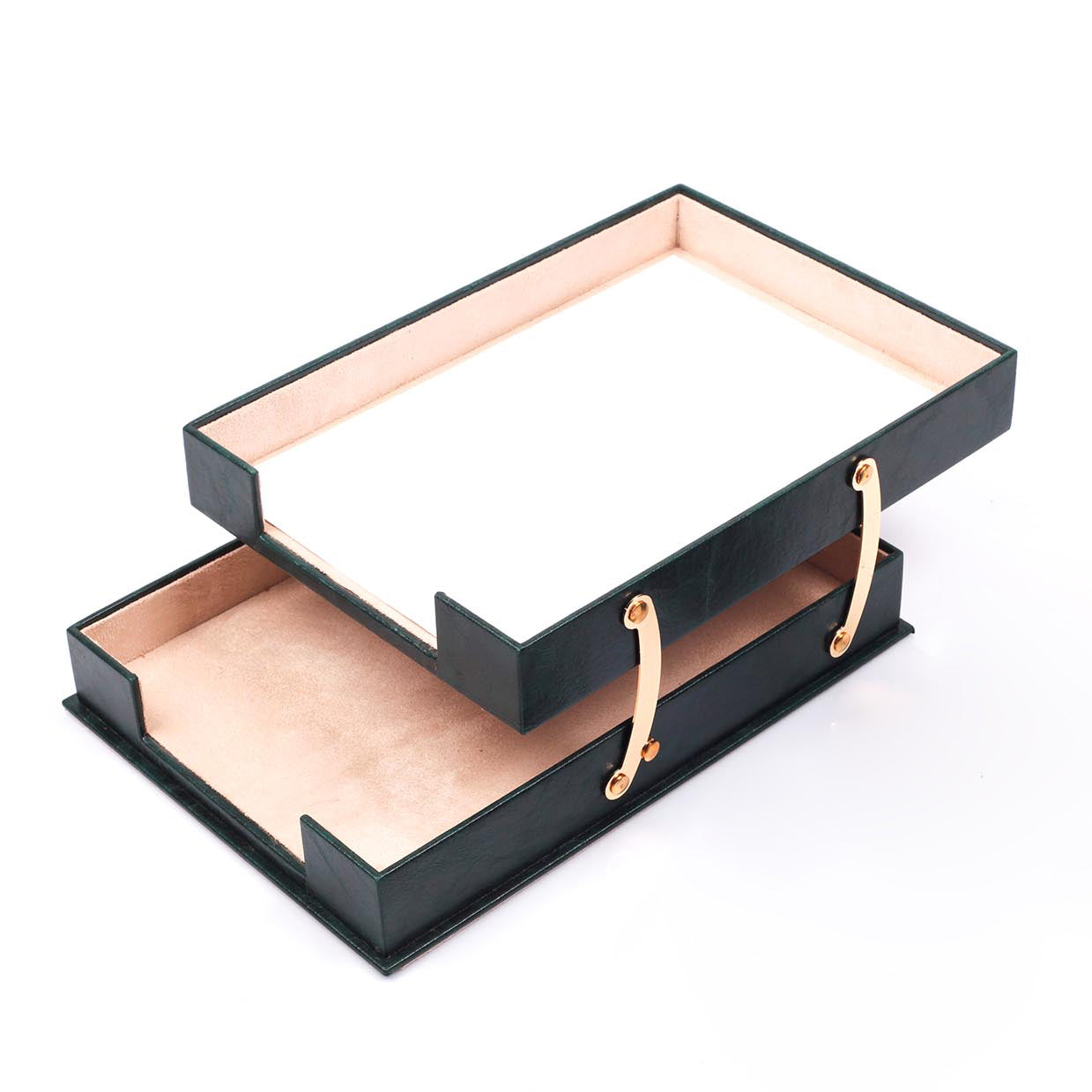MOOG Leather Double Document Tray - Kool Products