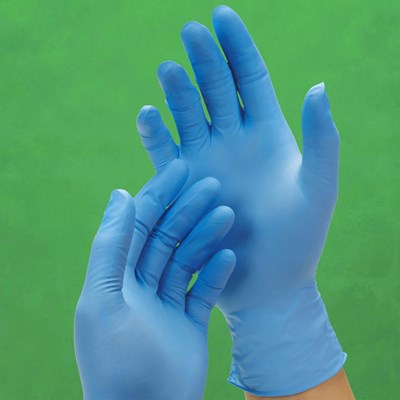 Empower® Nitrile Exam, PF, Blue, 8 mil - Kool Products