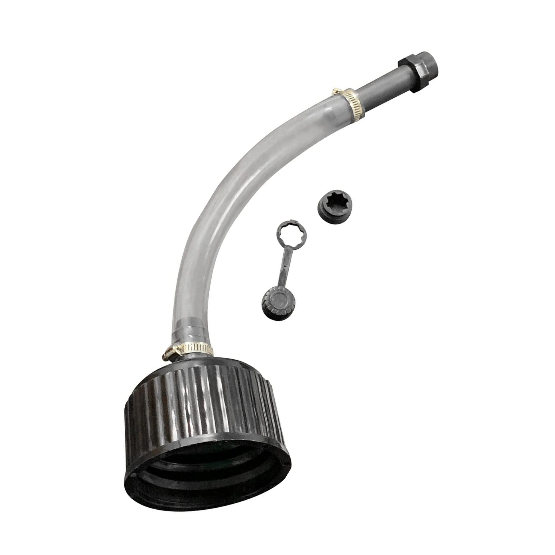 Utility Can Spout Replacement - Utility Can - Racing Fuels Deluxe Filler Hose with cap and vent. Fits VP Racing, Pit Posse, Space Saver, Jazz, Jegs and Scribner (1 PACK) - Kool Products