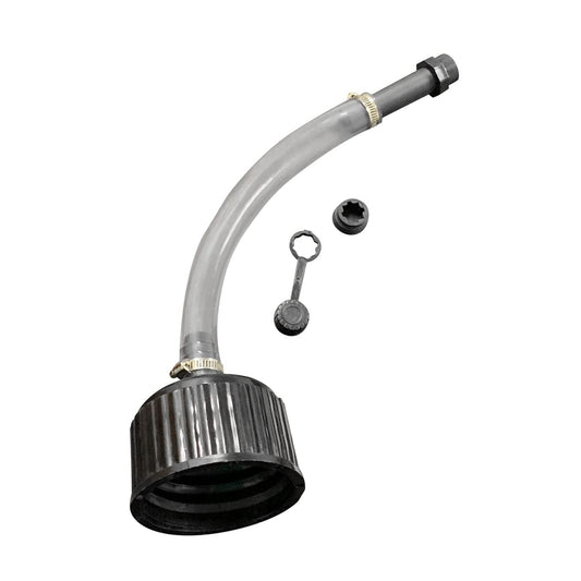 Utility Can Spout Replacement - Utility Can - Racing Fuels Deluxe Filler Hose with cap and vent. Fits VP Racing, Pit Posse, Space Saver, Jazz, Jegs and Scribner (1 PACK) - Kool Products