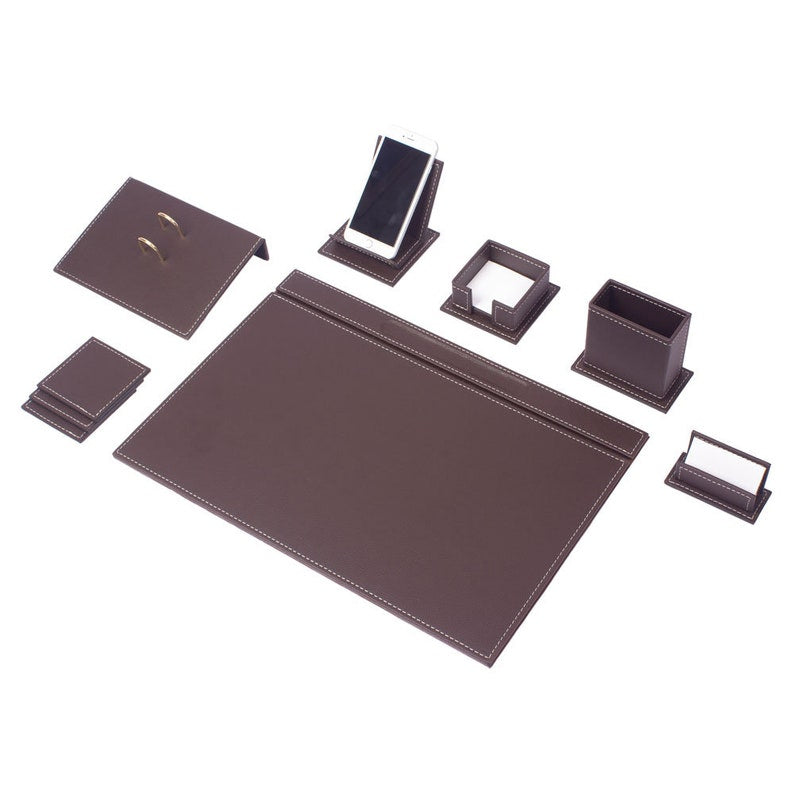 MOOG Luxury Desk Set-9 Accessories- Black - 9 PCS - Kool Products