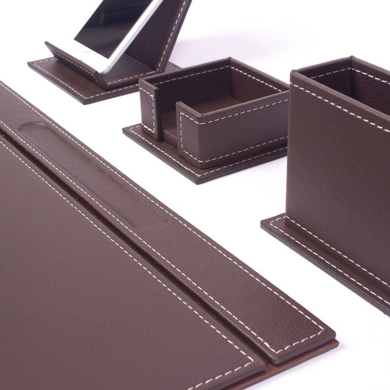 MOOG Luxury Desk Set-9 Accessories- Black - 9 PCS - Kool Products