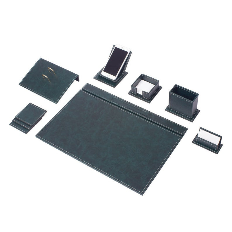 MOOG Luxury Desk Set-9 Accessories- Black - 9 PCS - Kool Products