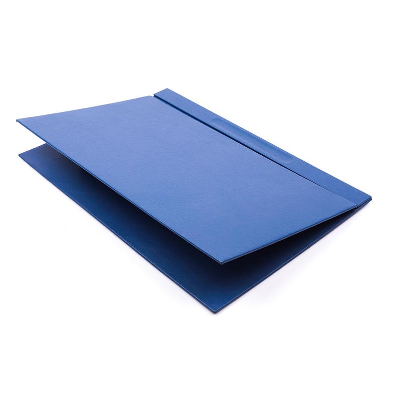 MOOG Leather Desk Set - Double Document Tray- Blue - 10 PCS - Kool Products