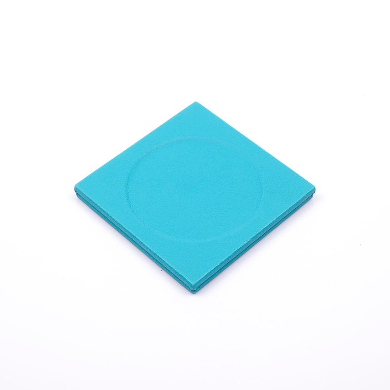 MOOG Leather Desk Set - Double Document Tray- Turquoise - 10 PCS - Kool Products