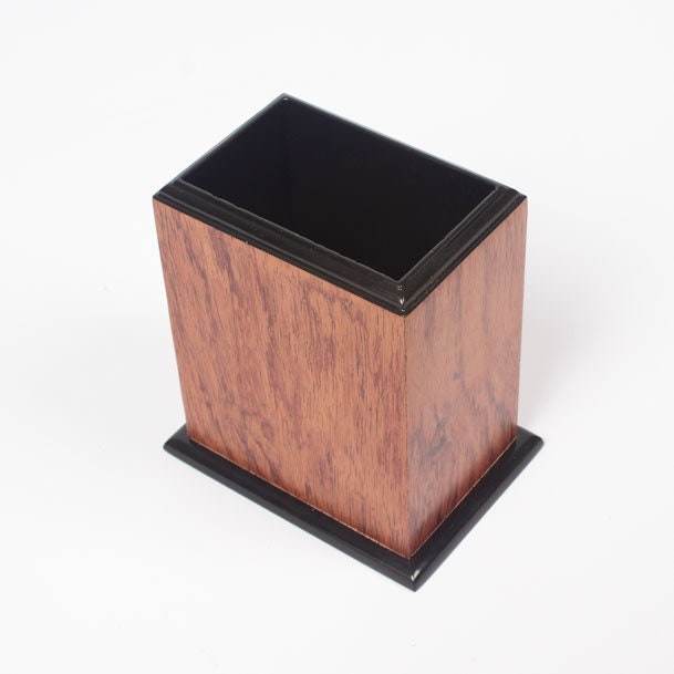 MOOG Prestige Personalized Wooden Brown Desk Set - 8 PCS - Kool Products