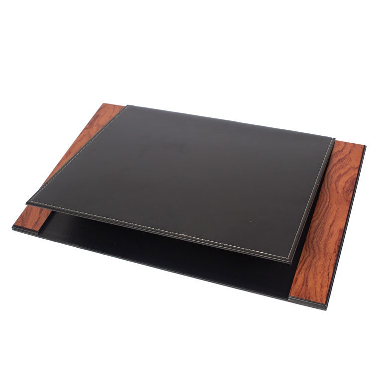 MOOG Prestige Personalized Wooden Brown Desk Set - 8 PCS - Kool Products