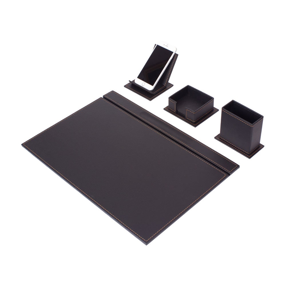MOOG Luxury Desk Set-4 Accessories- Black - 4 PCS - Kool Products