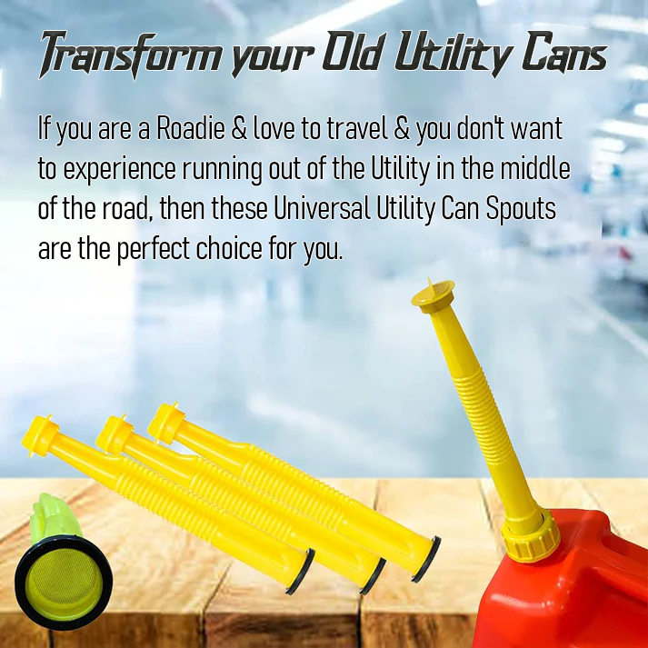 Blitz Spout Caps – Leak-Proof for Utility Cans (4-Pack) - Kool Products