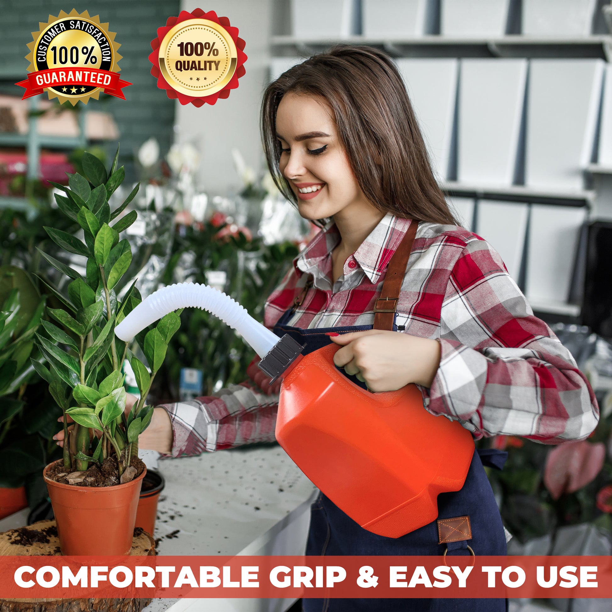 KP KOOL PRODUCTS 1 gallon plastic can - 1 gallon gas jug -  1 gallon gas can in your favorite color of choice. - Kool Products