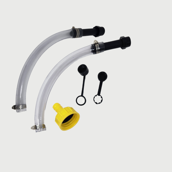 No Spill Fuel Spout – Easy Pour with Coarse & Fine Caps - Kool Products