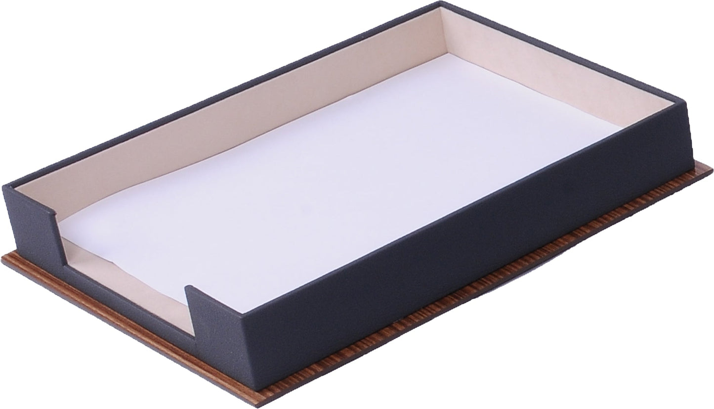 MOOG Star Wooden & Leather Document Tray - Kool Products