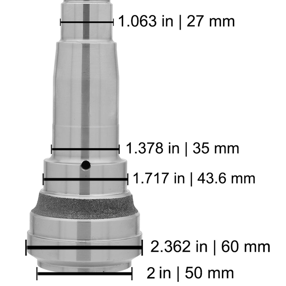Spindle #84 - Straight with 2" Bore - 3,500 lbs Trailer Axle Spindle - Kool Products