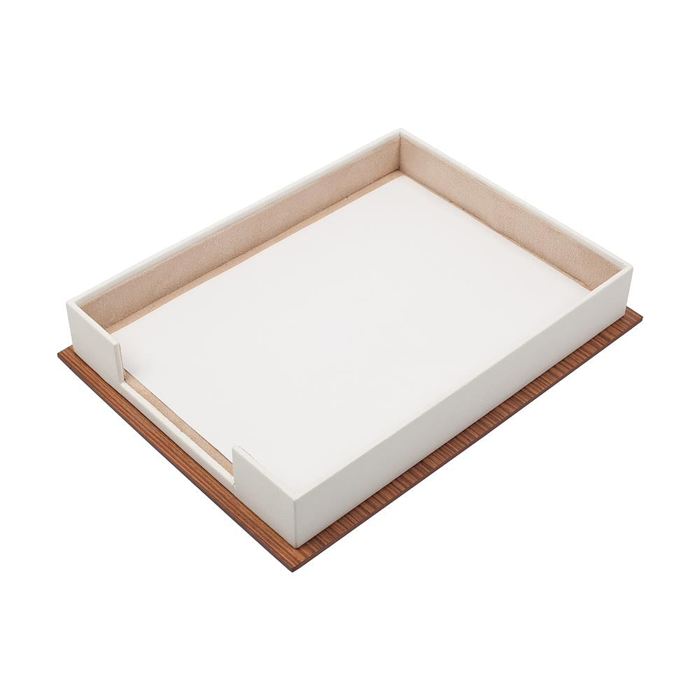 MOOG Star Wooden & Leather Document Tray - Kool Products