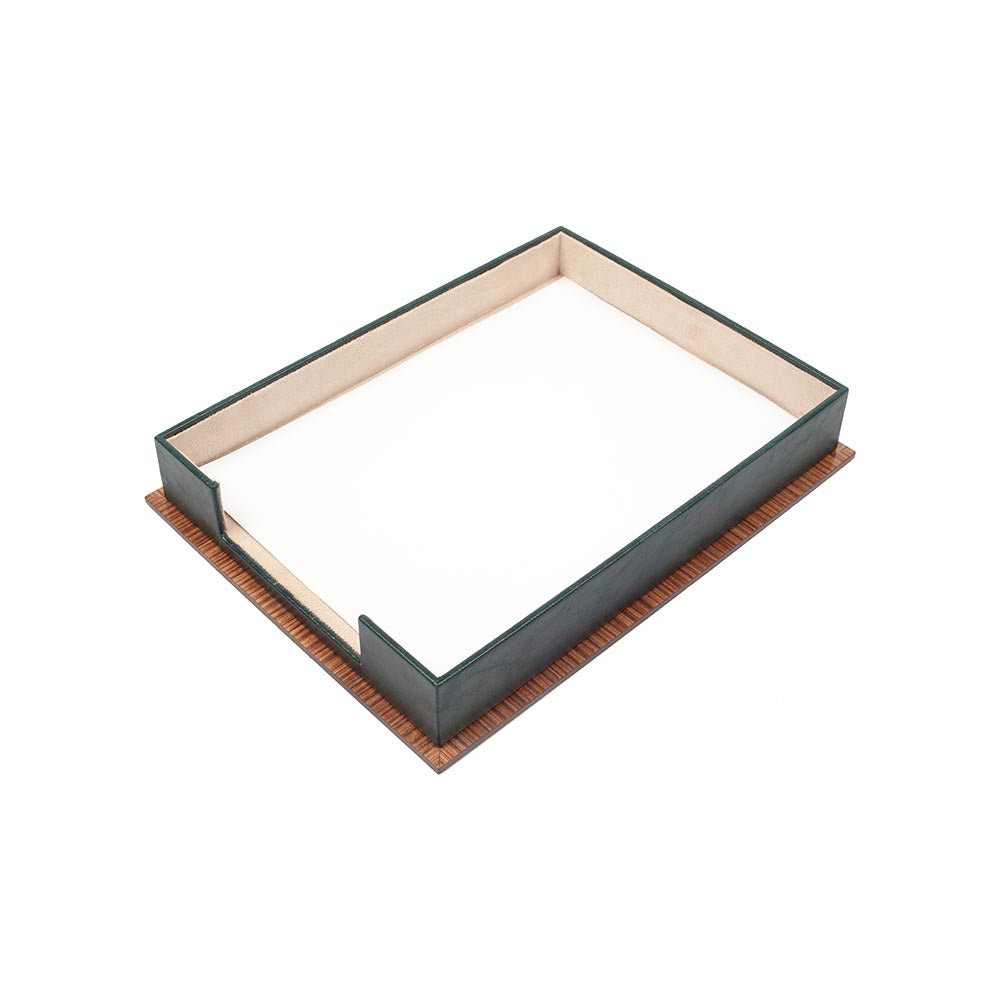 MOOG Star Wooden & Leather Document Tray - Kool Products