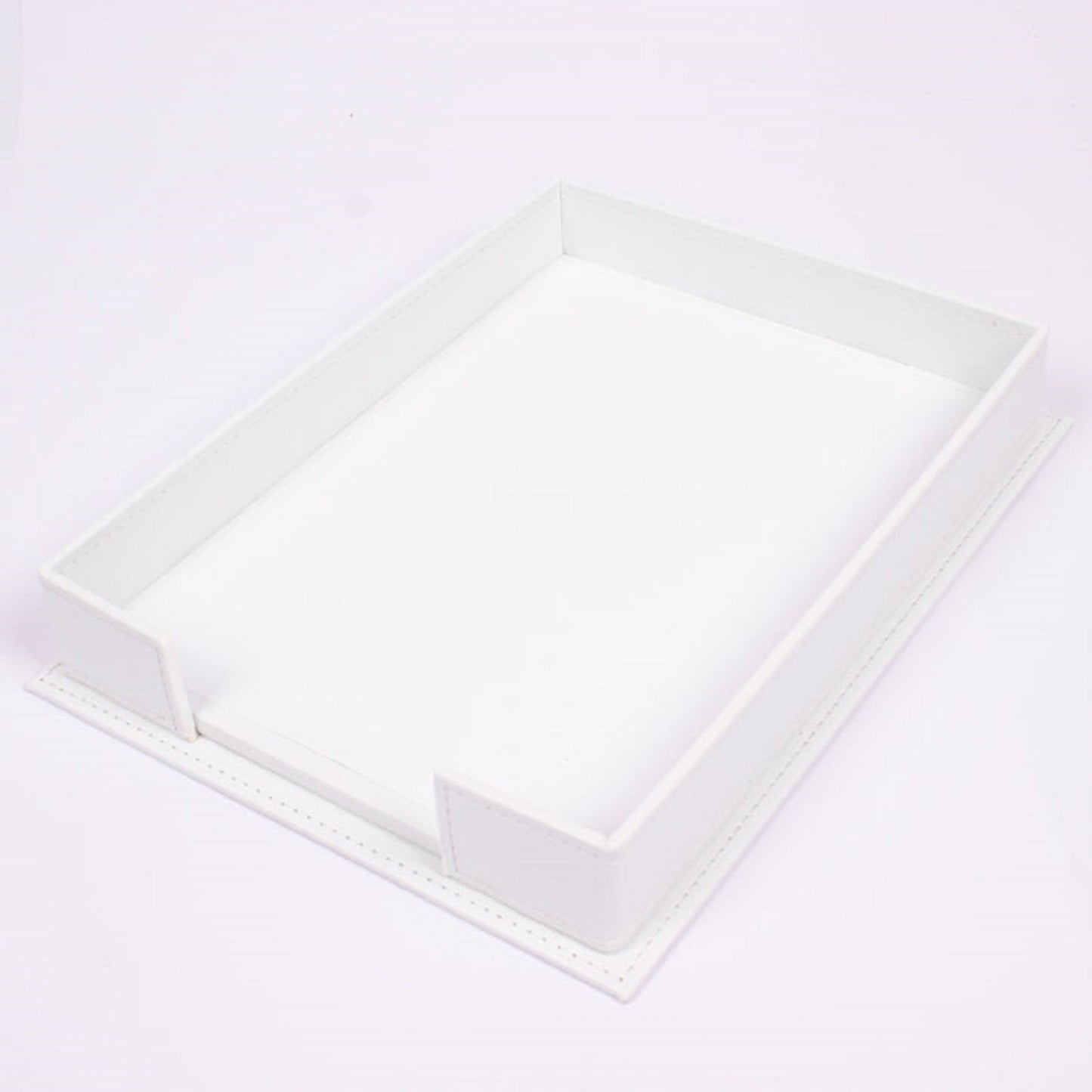 MOOG Luxury Desk Set - Single Document Tray- White- 13 PCS - Kool Products