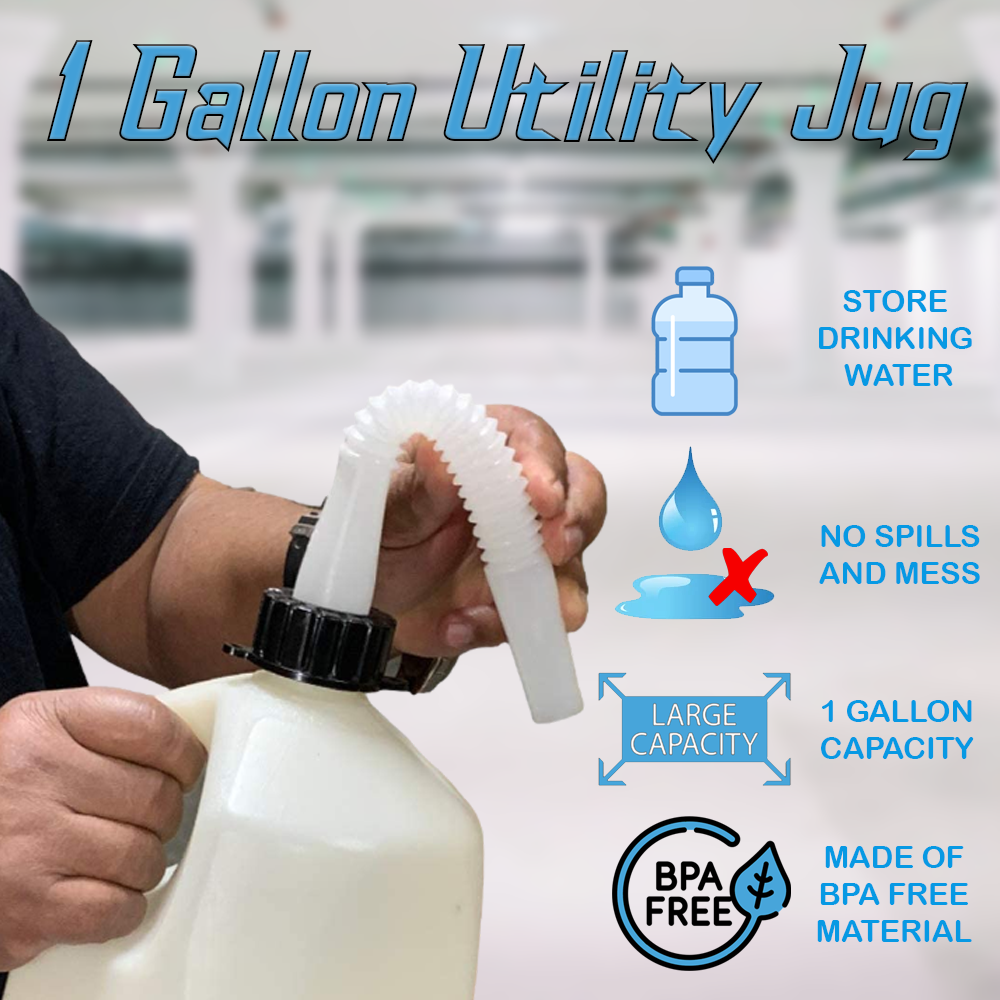 1 gallon water bottle - gallon water bottle - big water bottle - 1 gallon water jug - 1 gallon water bottle - 1 gallon utility can 14.99 freeshipping - Kool Products