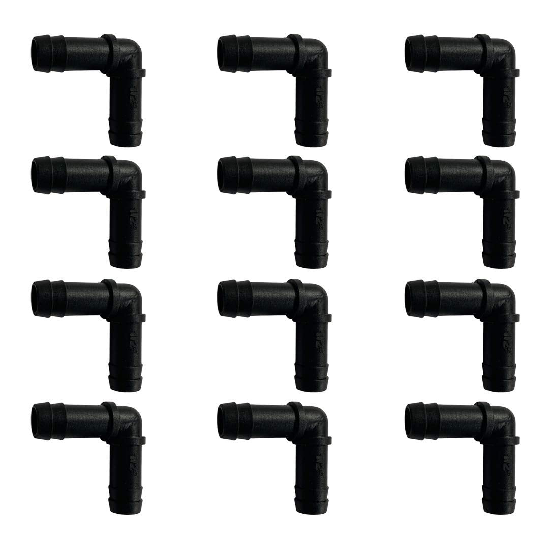 Kool Products 1/2 inch Elbow Connector Used to Connect tubing I PVC Fittings and Sprinkler System (12 Pack) 6.99 freeshipping - Kool Products