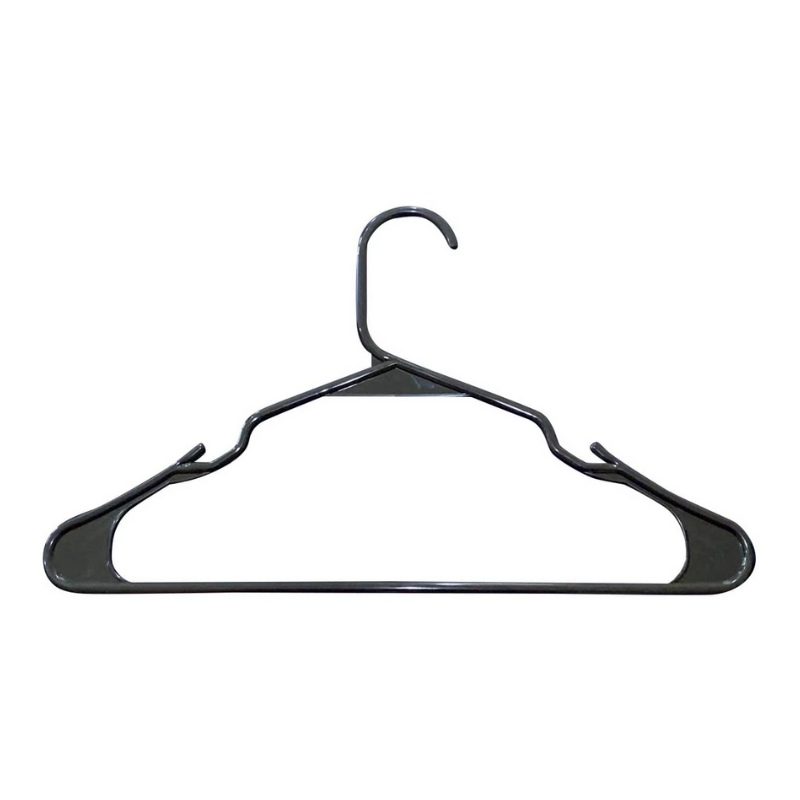 6 Wholesale 25 Pack Black Velvet Hanger - at 