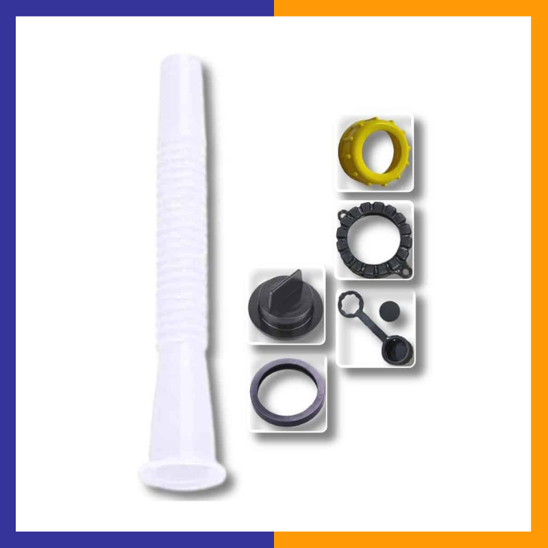Durable double screw lid designed for a secure, leak-proof seal, providing added protection and easy access for liquid storage containers.