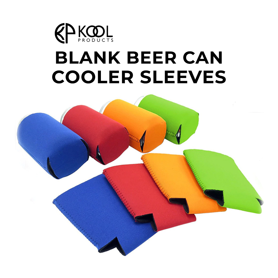 Blank Beer Can Cooler Sleeves, Plain Collapsible Soda Cover Coolies 7.99 freeshipping - Kool Products