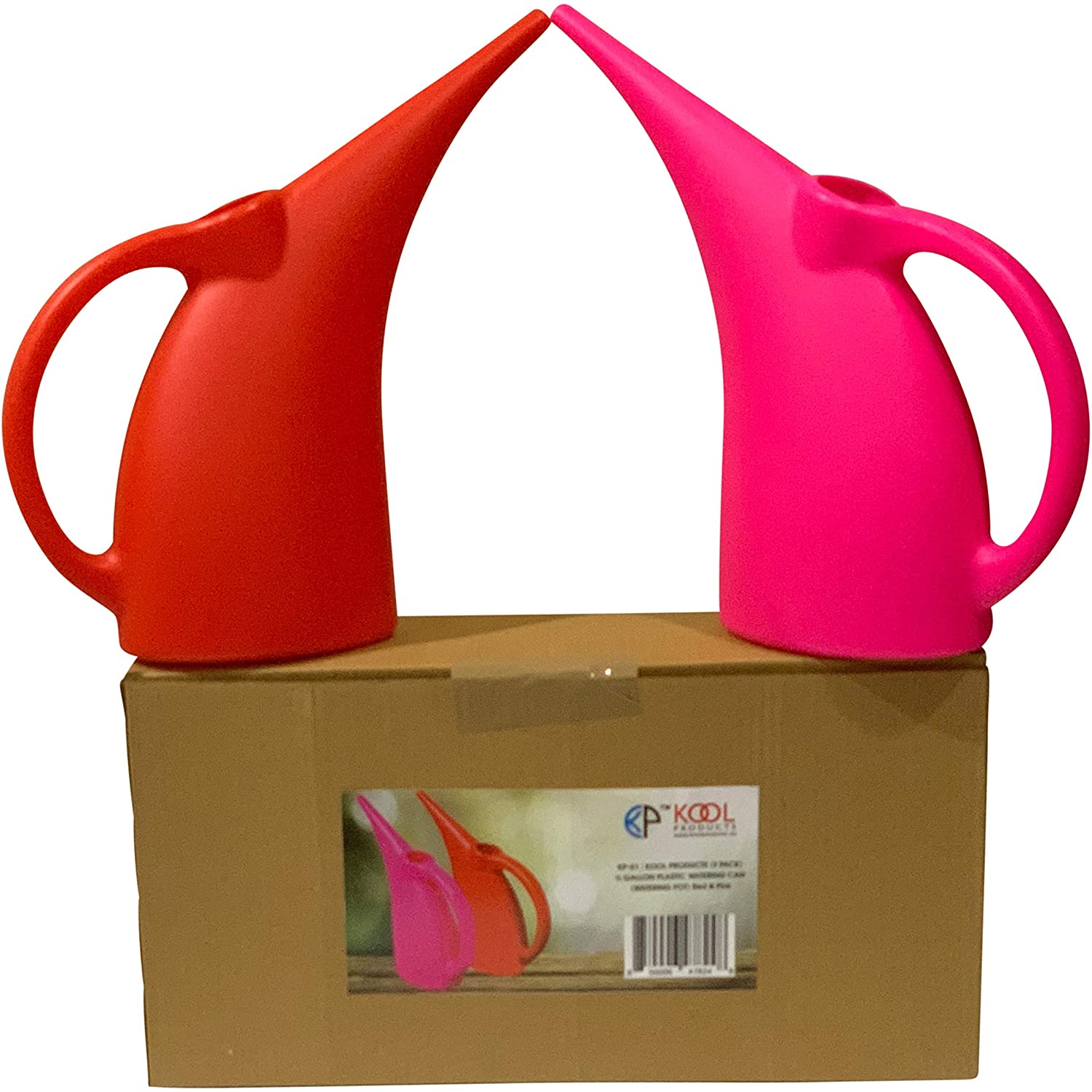 Kool Products Watering Can Indoor | Small Indoor Watering Cans for House Plants | Mini Plant Watering Cans | Plastic Watering Cans (1 Pack) 1/2 Gallon Plant Watering Can BPA Free (Pink) 0.00 freeshipping - Kool Products