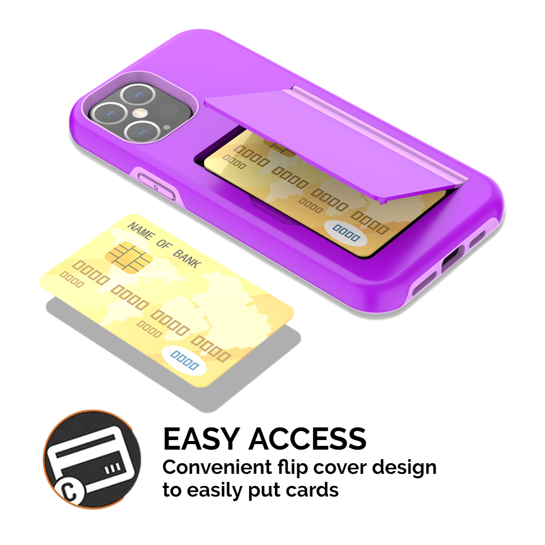 iPhone Hard Back Cover with ID/Credit Card Holder (iPhone12 Pro or iPhone12 Pro Max) 14.99 freeshipping - Kool Products