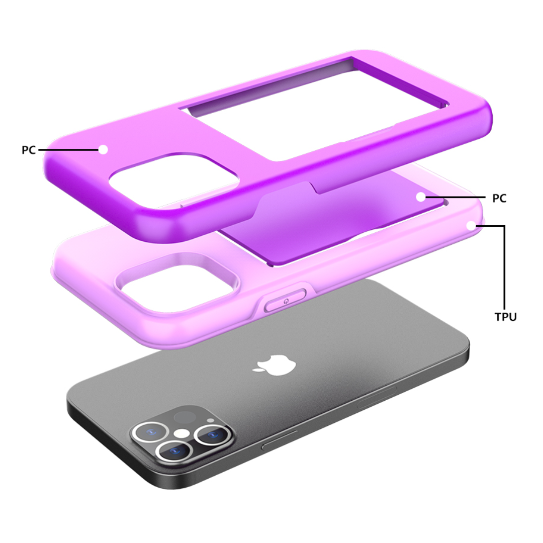 iPhone Hard Back Cover with ID/Credit Card Holder (iPhone12 Pro or iPhone12 Pro Max) 14.99 freeshipping - Kool Products
