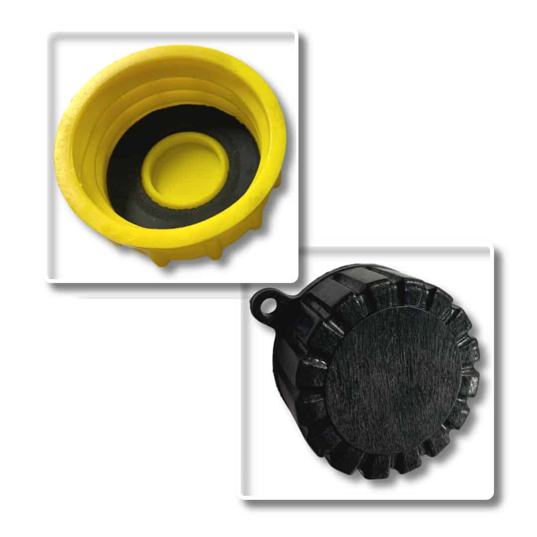 Utility Can Cap - Solid Base Replacement Gas Can Cap (1-Coarse and 1-Fine Thread) 8.49 freeshipping - Kool Products