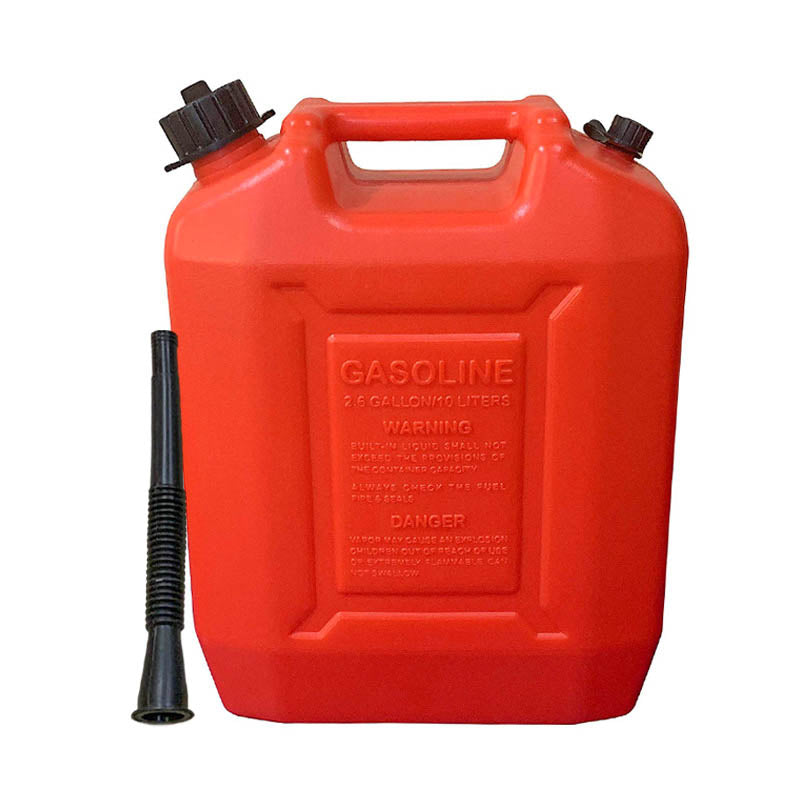 2.6 Gallon Utility Can with One Long Black with Stainless Steel Filter - Red (10 L) 29.99 freeshipping - Kool Products