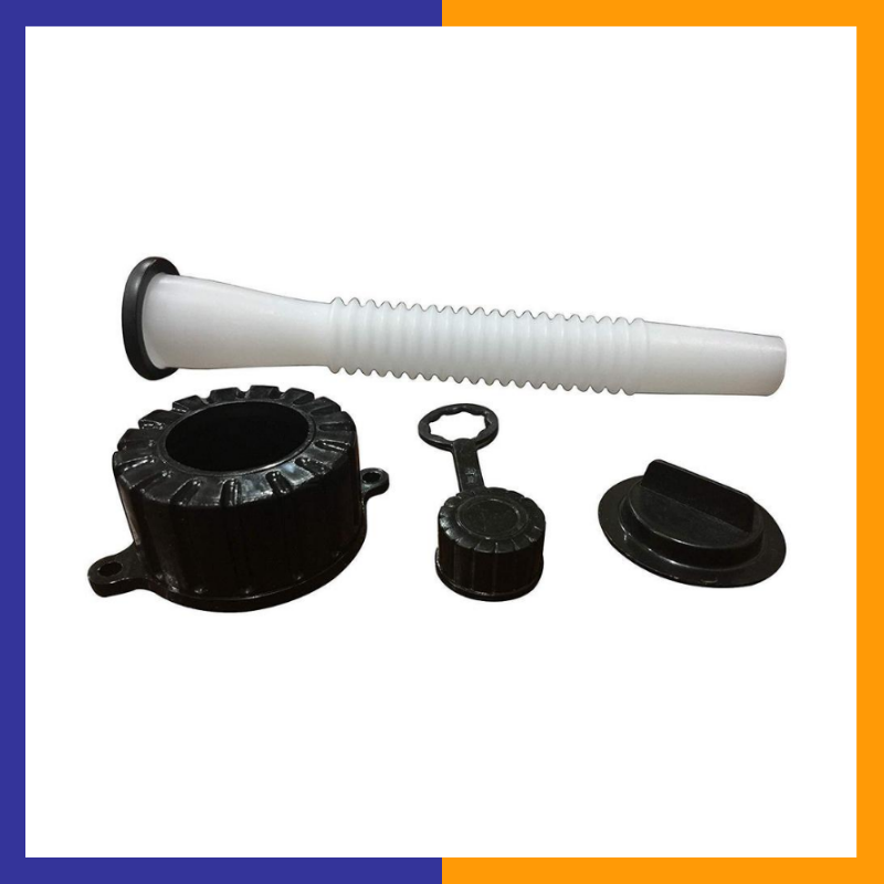 (6 Pack) Quality Utility Can Spout with Gasket, Cap, Stopper and Rear Vent Cap 34.99 freeshipping - Kool Products