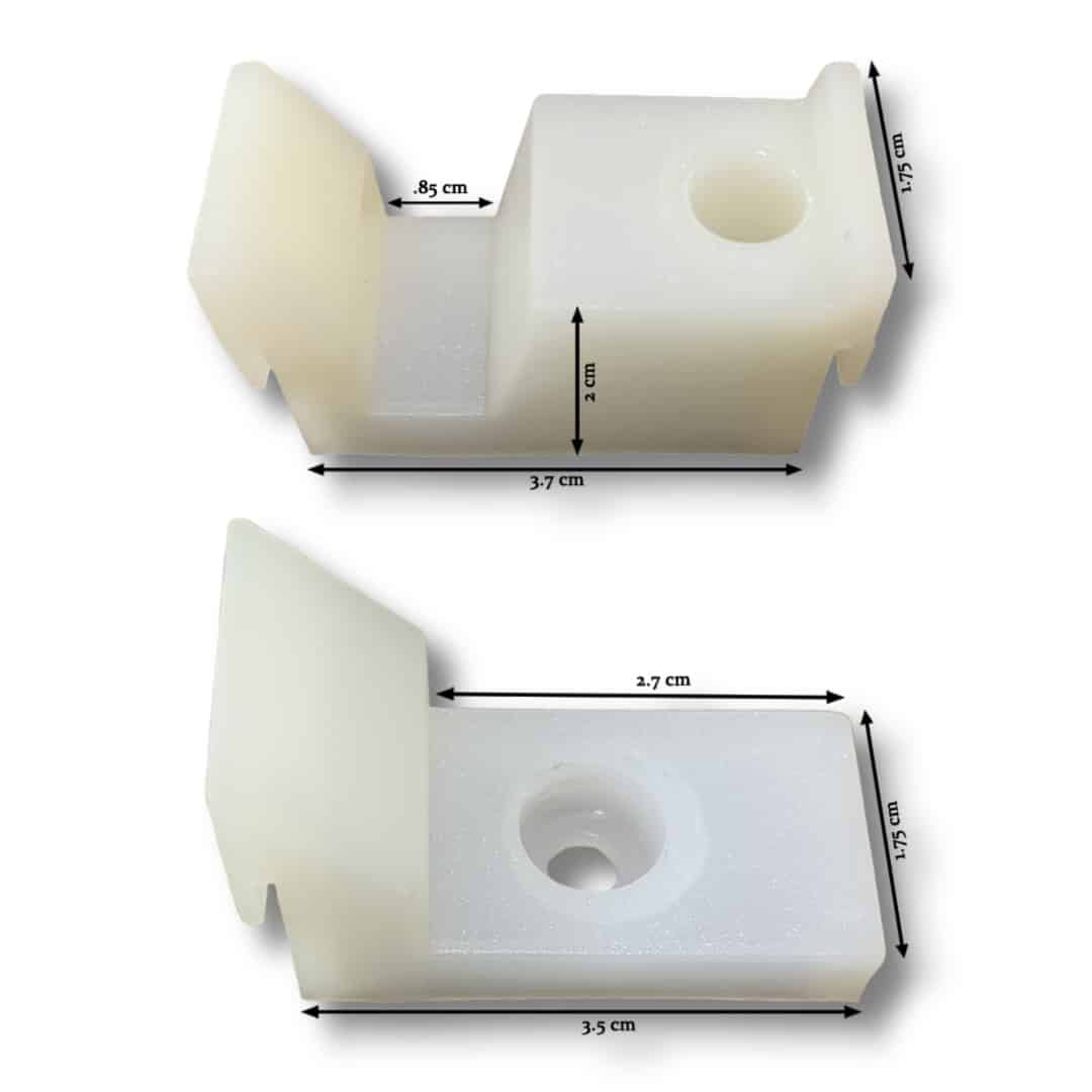 Shower Door Jamb Guide & Bumper (2 Sets) - $8.54 + Free Shipping